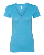 Women’s Triblend Deep V-Neck Tee | 8435