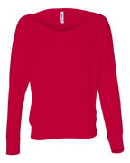Women’s Flowy Off Shoulder Long Sleeve Tee | 8850