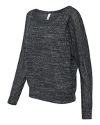 Women’s Flowy Off Shoulder Long Sleeve Tee | 8850