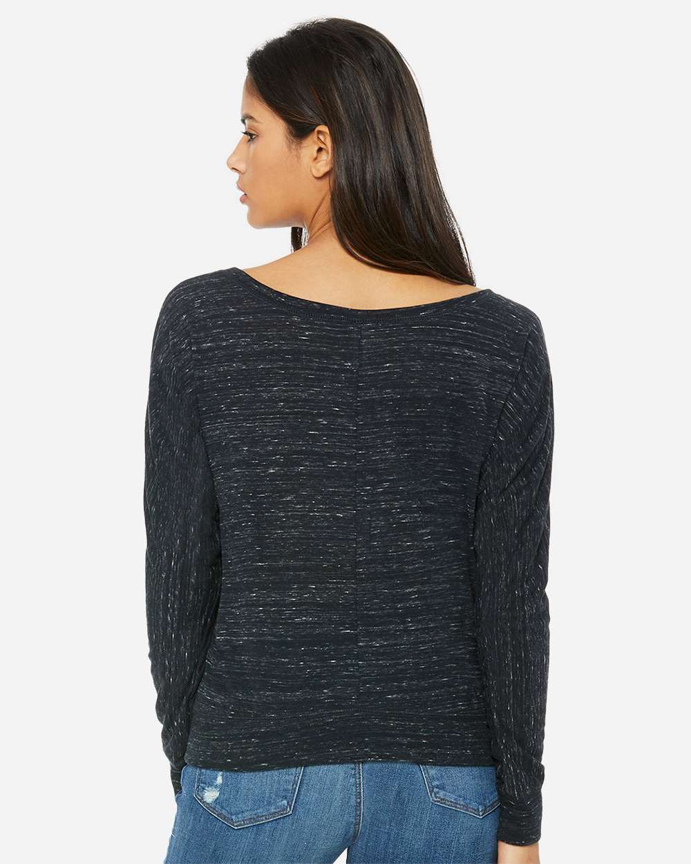 Women’s Flowy Off Shoulder Long Sleeve Tee | 8850
