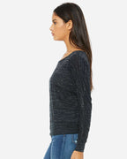 Women’s Flowy Off Shoulder Long Sleeve Tee | 8850