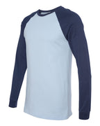Men's Long Sleeve Jersey Baseball Tee | 3000