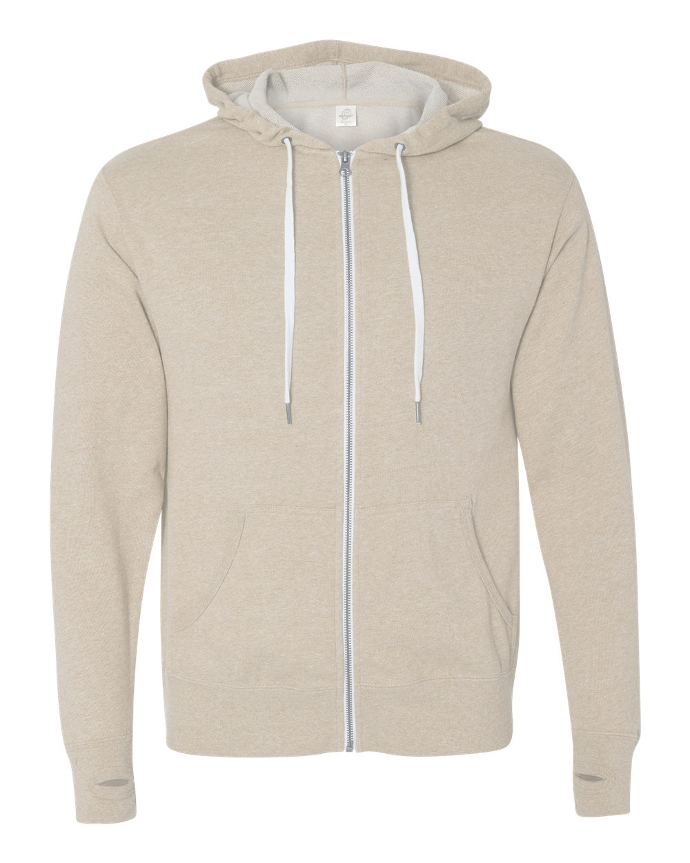 Unisex Heathered French Terry Full-Zip Hooded Sweatshirt | PRM90HTZ