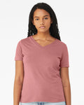 Women's Relaxed Triblend V-Neck Tee | 6415