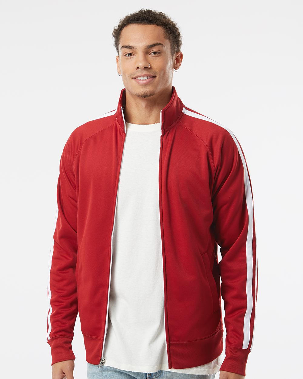 Men's Lightweight Poly-Tech Full-Zip Track Jacket | EXP70PTZ