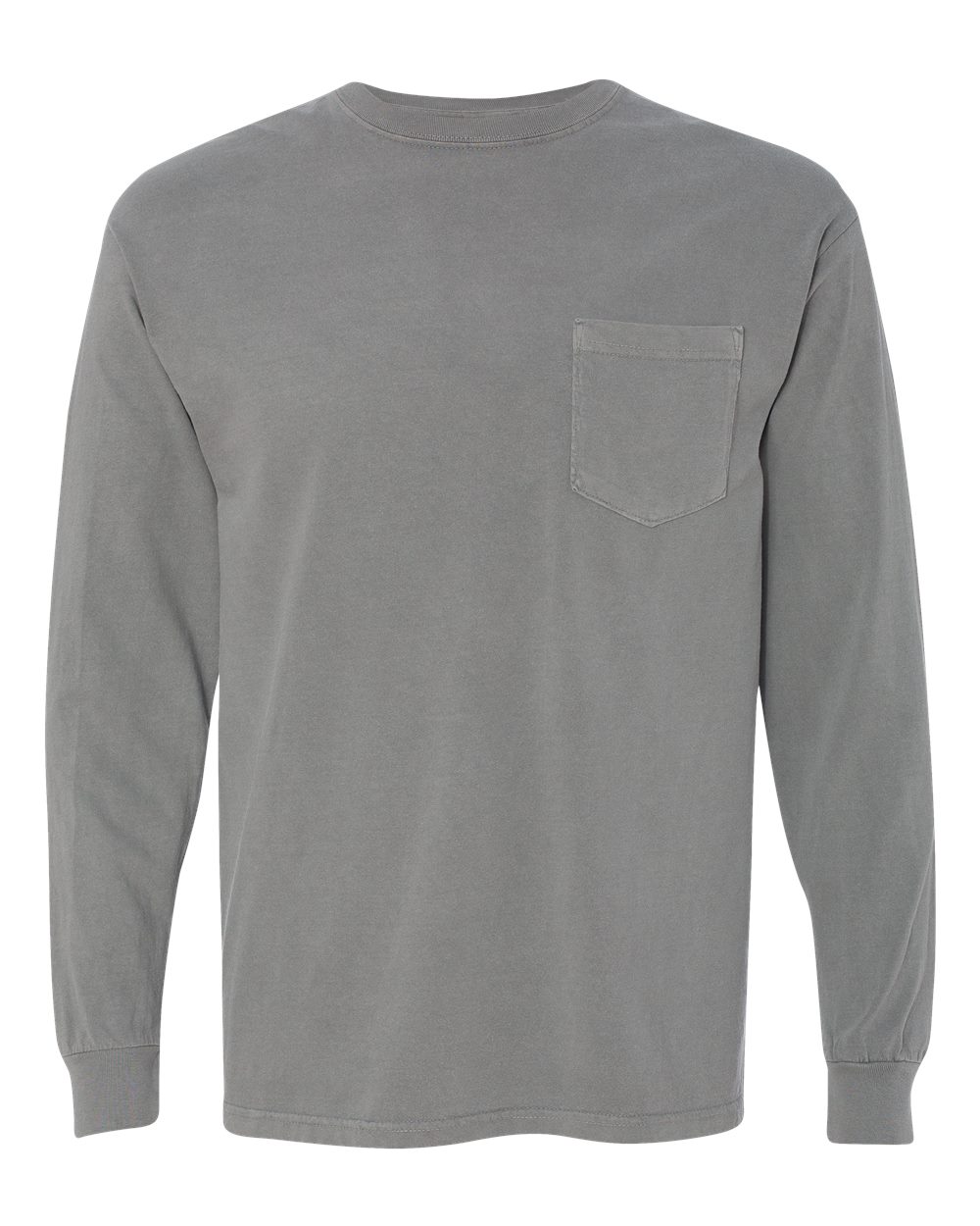Unisex Garment-Dyed Heavyweight Long Sleeve Pocket T-Shirt | 4410