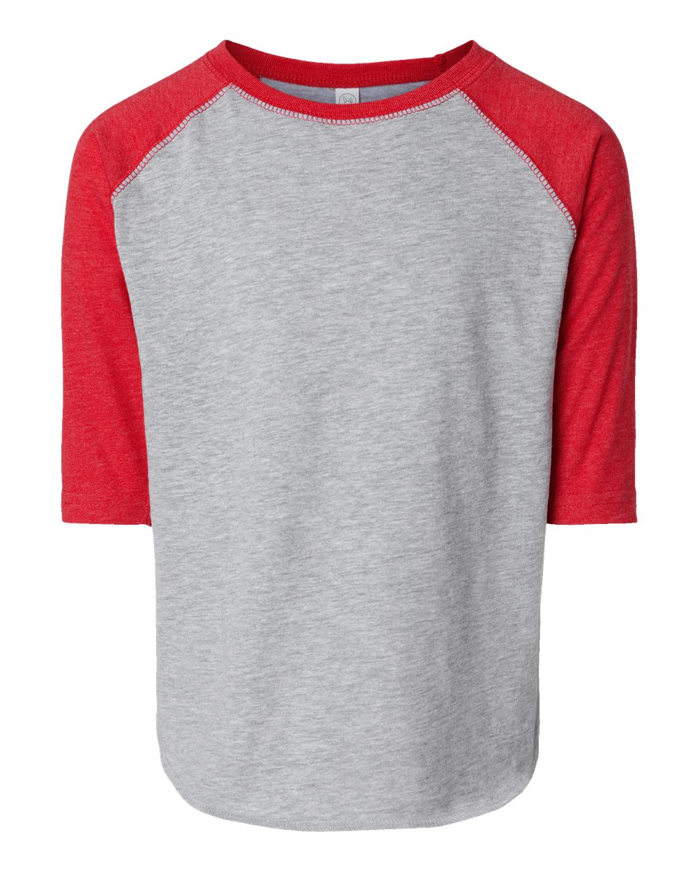 Toddler Baseball Fine Jersey Three-Quarter Sleeve Tee | 3330