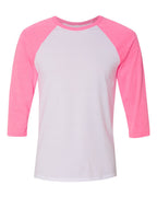 Unisex Three-Quarter Sleeve Baseball Tee | 3200