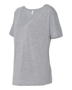 Women’s Slouchy V-Neck Tee | 8815