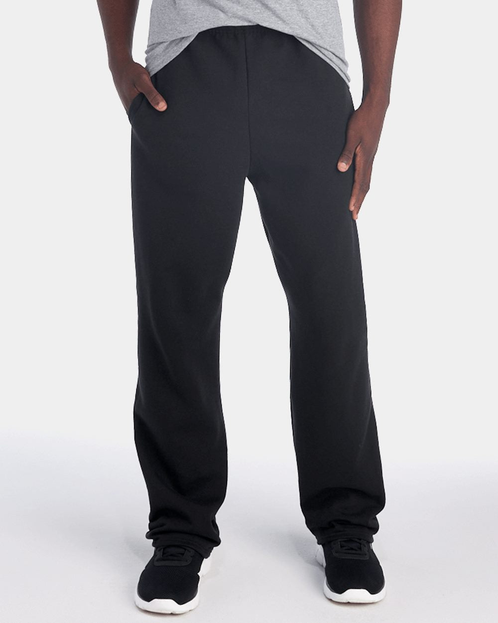 Unisex NuBlend® Open-Bottom Sweatpants with Pockets | 974MPR
