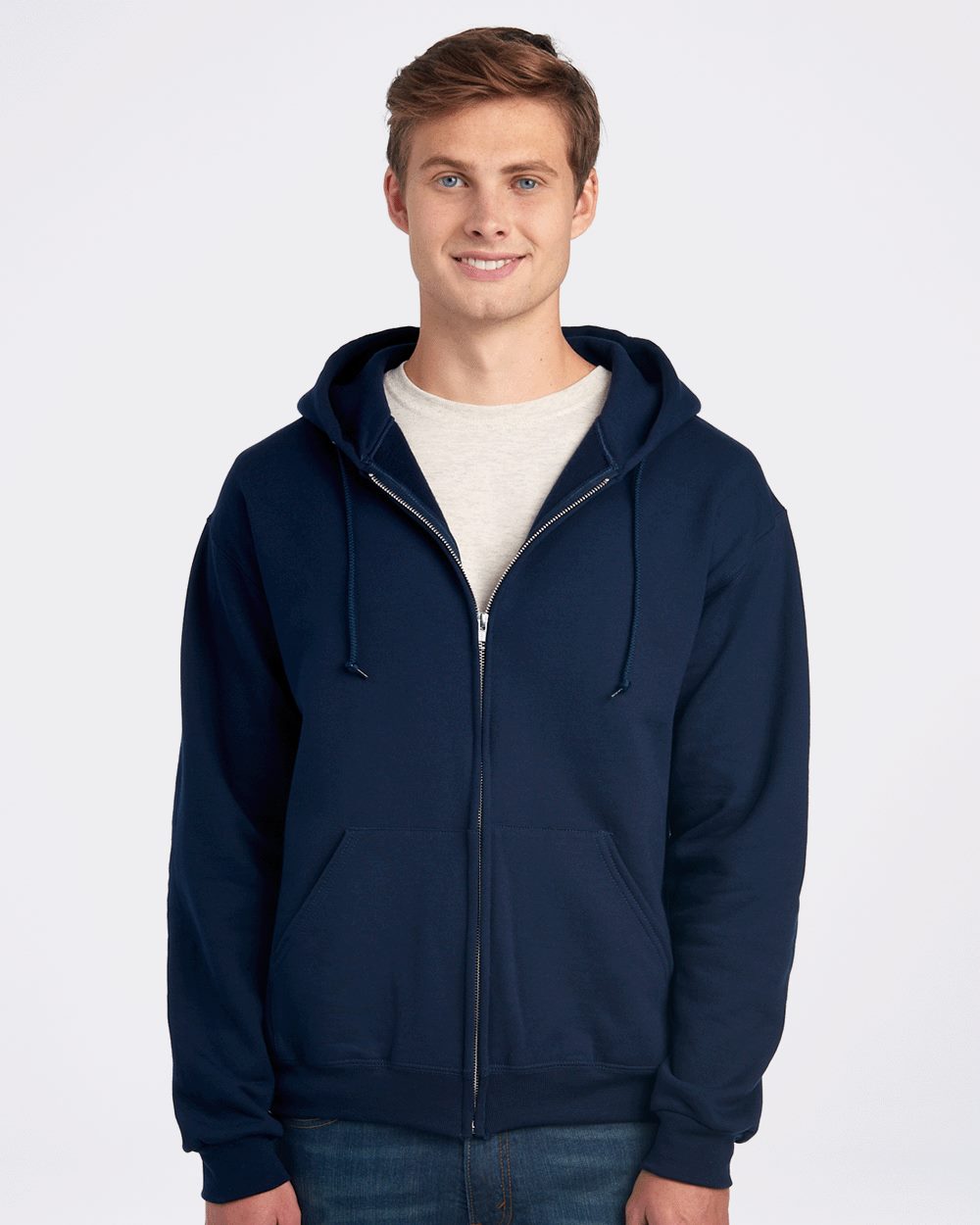 Unisex Super Sweats NuBlend® Full-Zip Hooded Sweatshirt | 4999MR