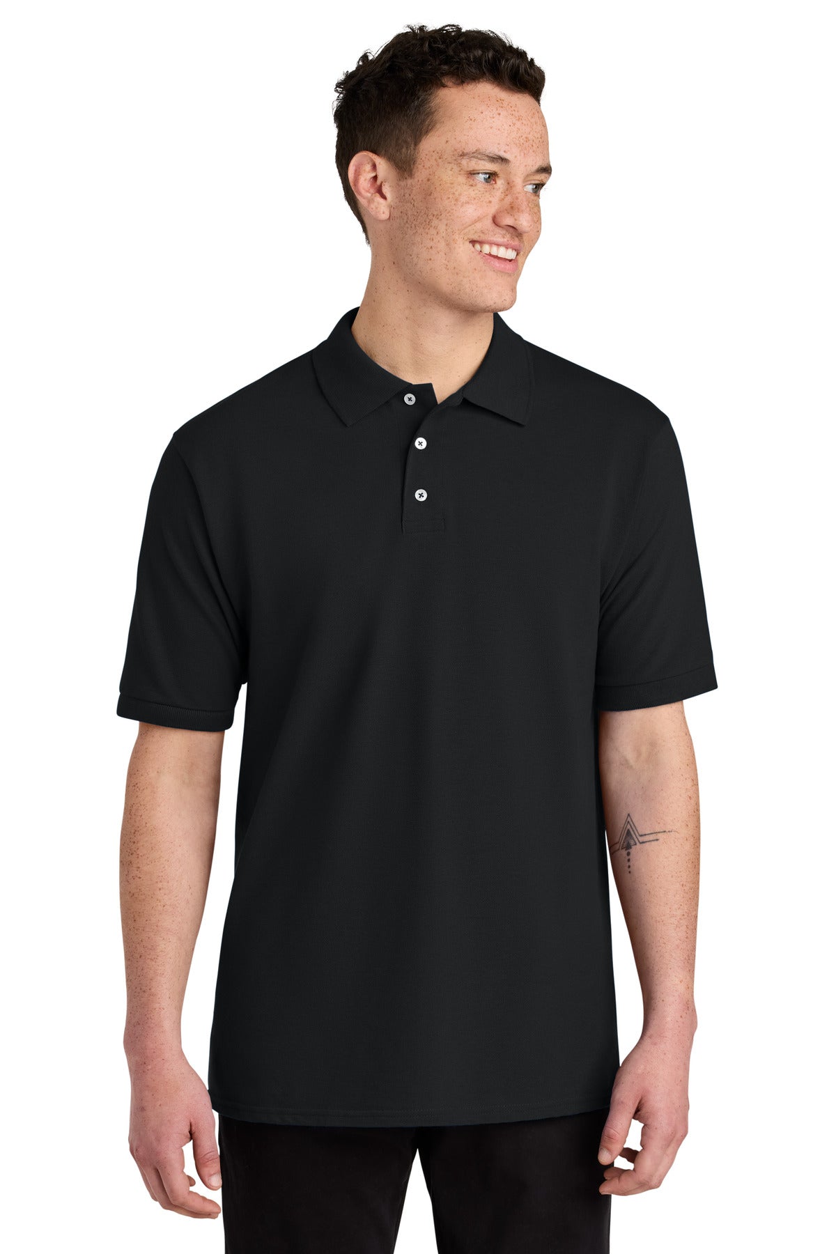 Jerzees 443M Unisex Premium Ring Spun Cotton Pique Sport Shirt