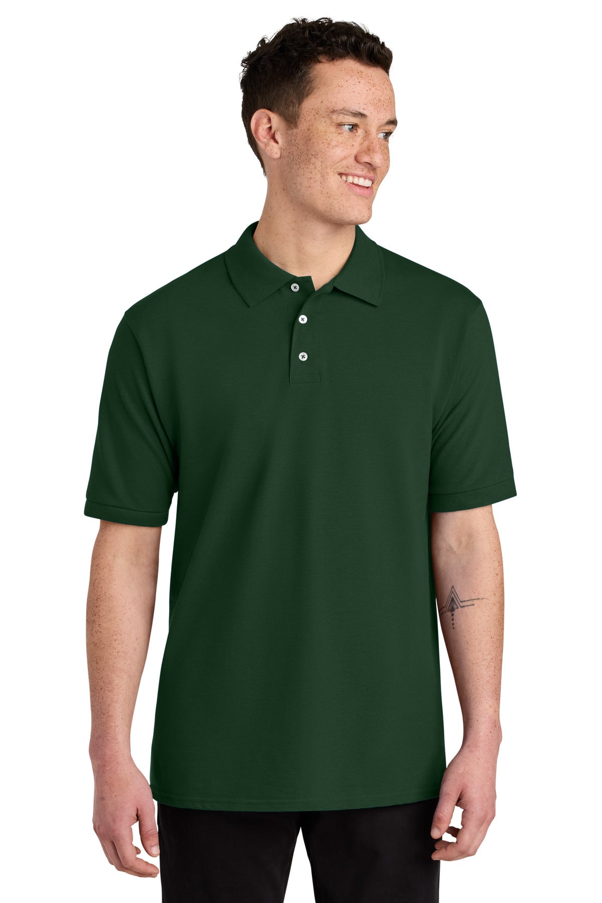 Jerzees 443M Unisex Premium Ring Spun Cotton Pique Sport Shirt