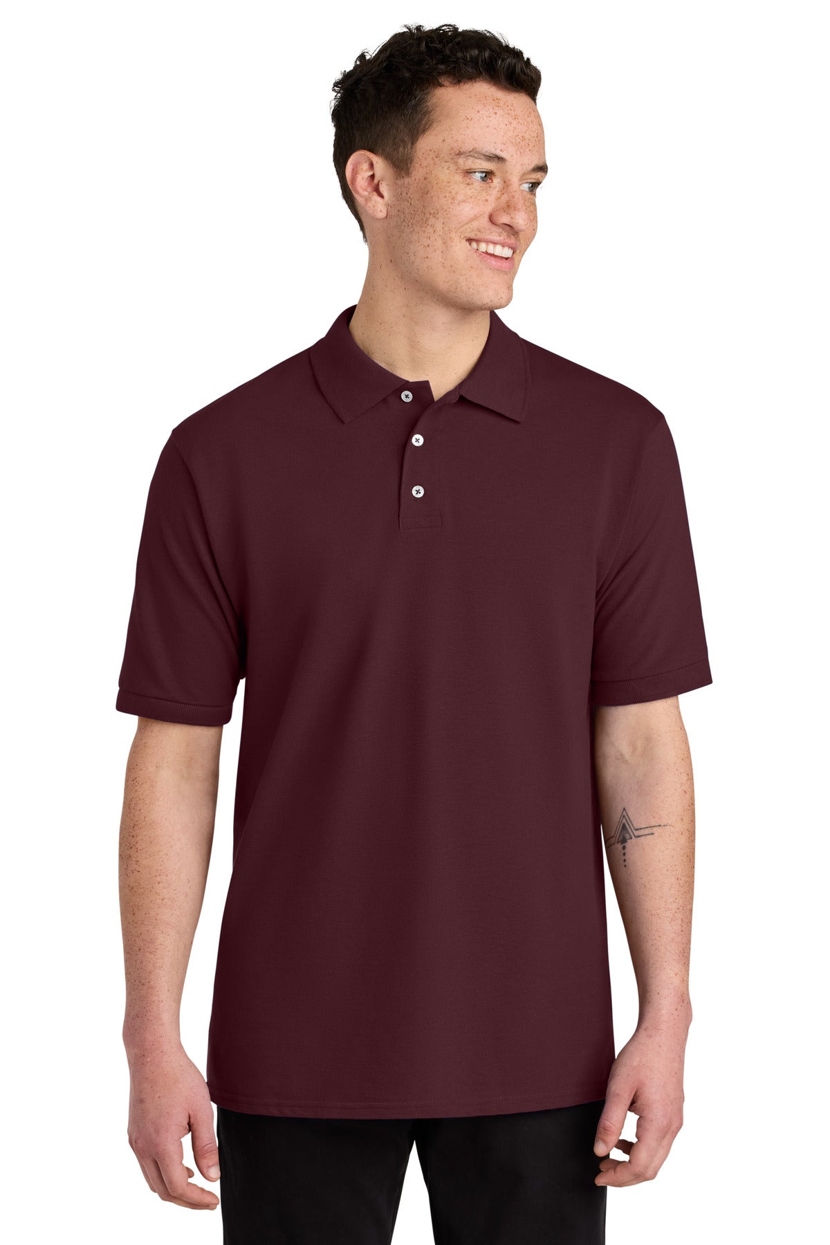 Jerzees 443M Unisex Premium Ring Spun Cotton Pique Sport Shirt