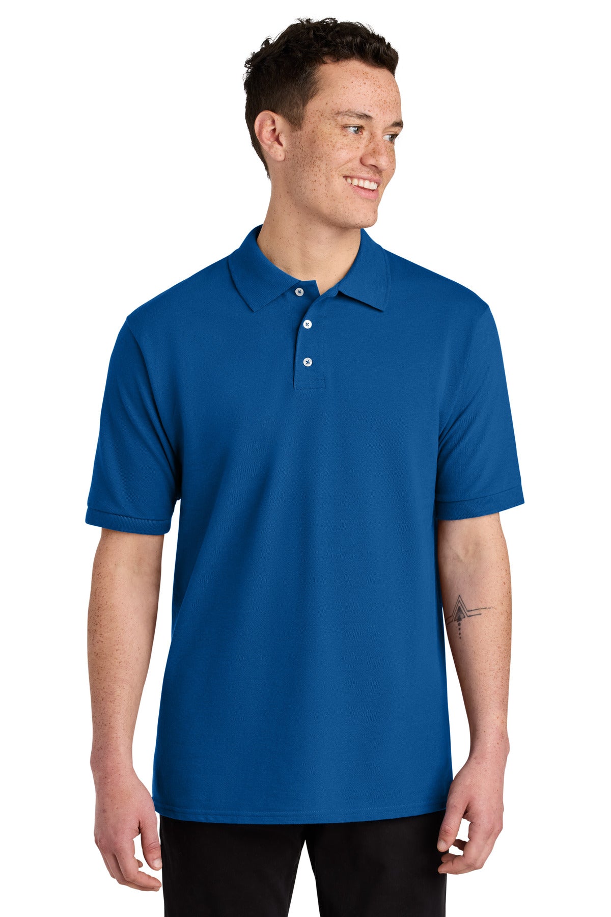 Jerzees 443M Unisex Premium Ring Spun Cotton Pique Sport Shirt