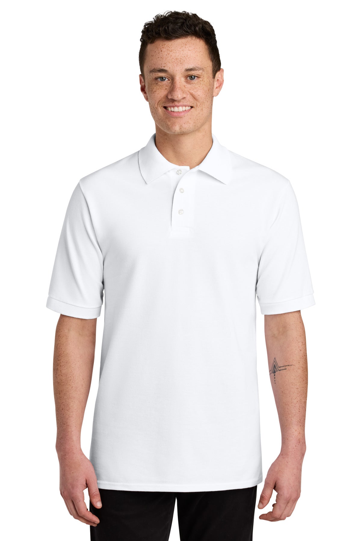 Jerzees 443M Unisex Premium Ring Spun Cotton Pique Sport Shirt
