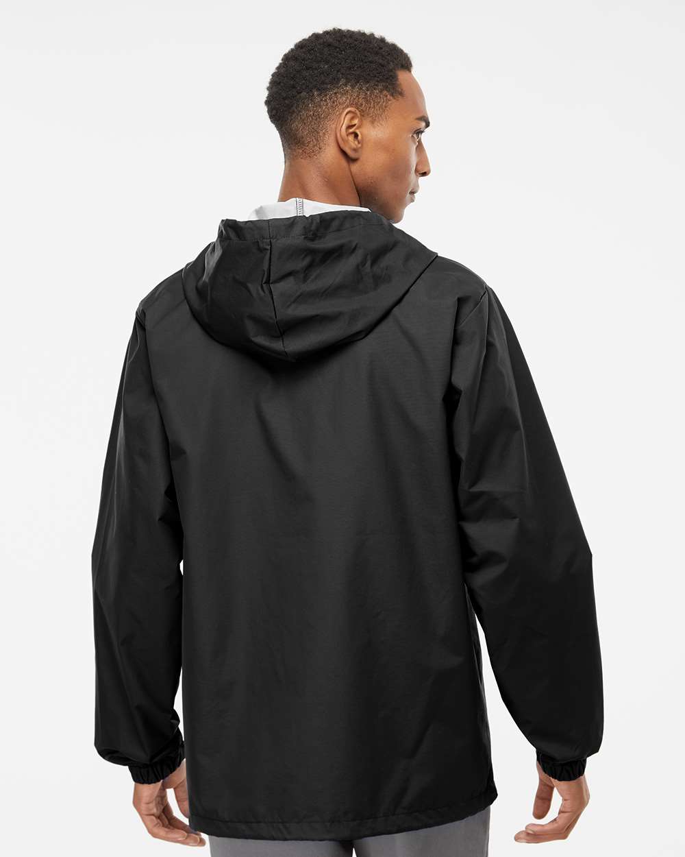 Men's Water-Resistant Hooded Windbreaker | EXP95NB