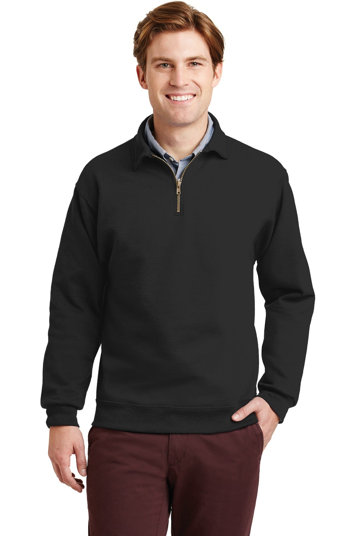 Jerzees 4528M Super Sweats NuBlend - 1/4-Zip Sweatshirt with Cadet Collar