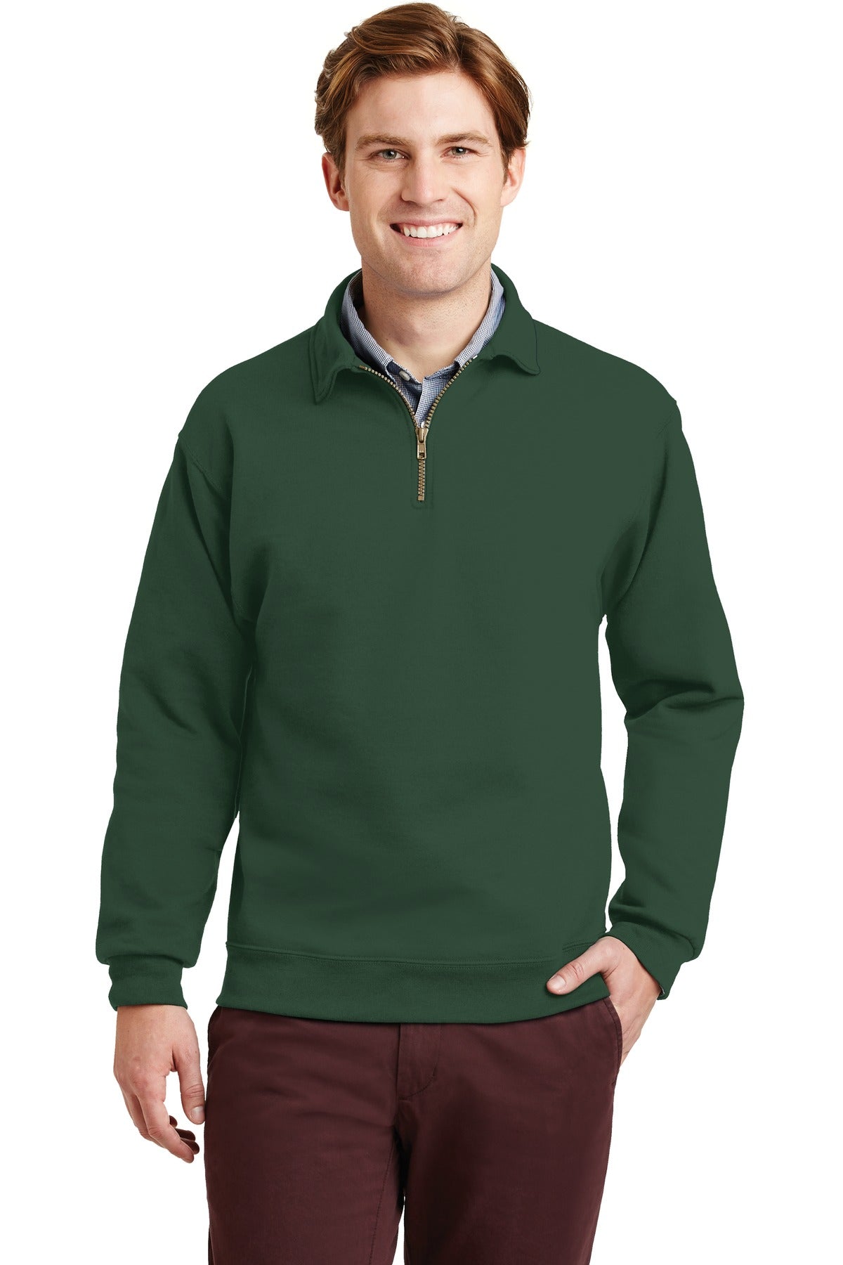 Jerzees 4528M Super Sweats NuBlend - 1/4-Zip Sweatshirt with Cadet Collar