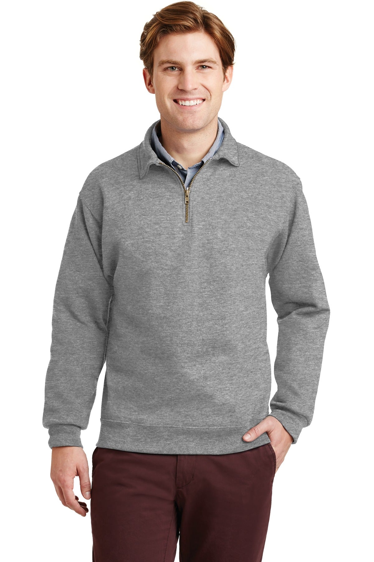 Jerzees 4528M Super Sweats NuBlend - 1/4-Zip Sweatshirt with Cadet Collar