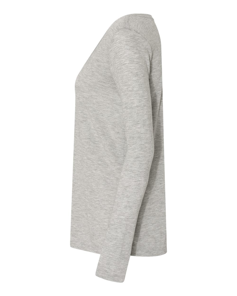 Women's Flowy Long Sleeve V-Neck Tee | 8855