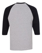 Unisex Heavy Cotton™ Raglan Three-Quarter Sleeve T-Shirt | 5700
