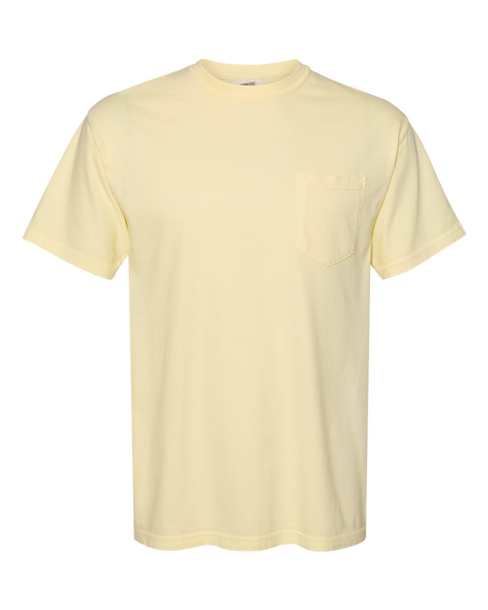 Camiseta Unisex Teñida en Prenda de Peso Pesado con Bolsillo | 6030