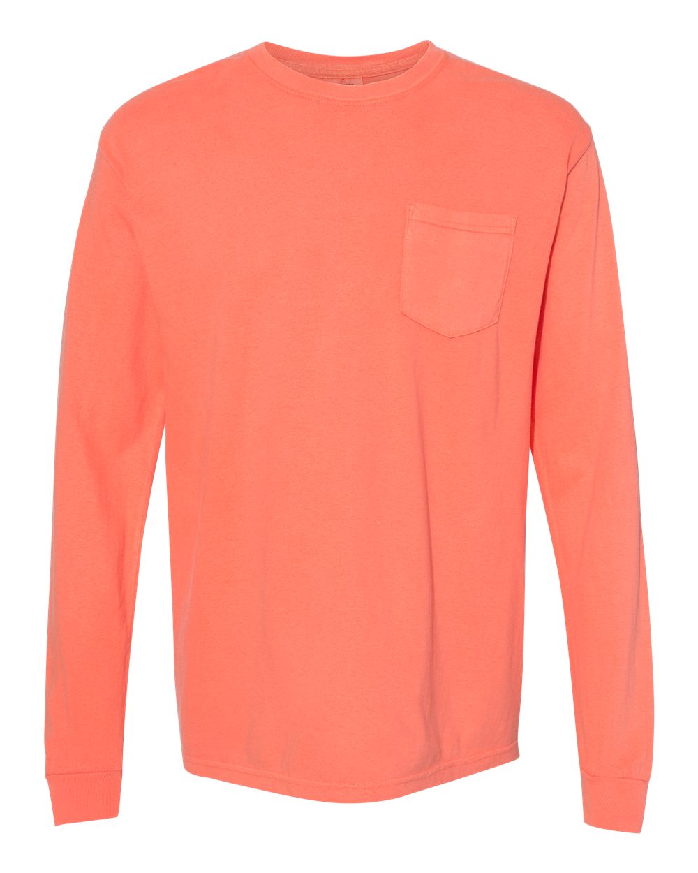 Unisex Garment-Dyed Heavyweight Long Sleeve Pocket T-Shirt | 4410