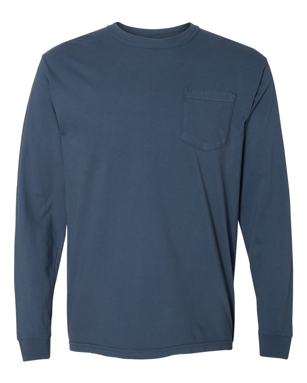 Unisex Garment-Dyed Heavyweight Long Sleeve Pocket T-Shirt | 4410
