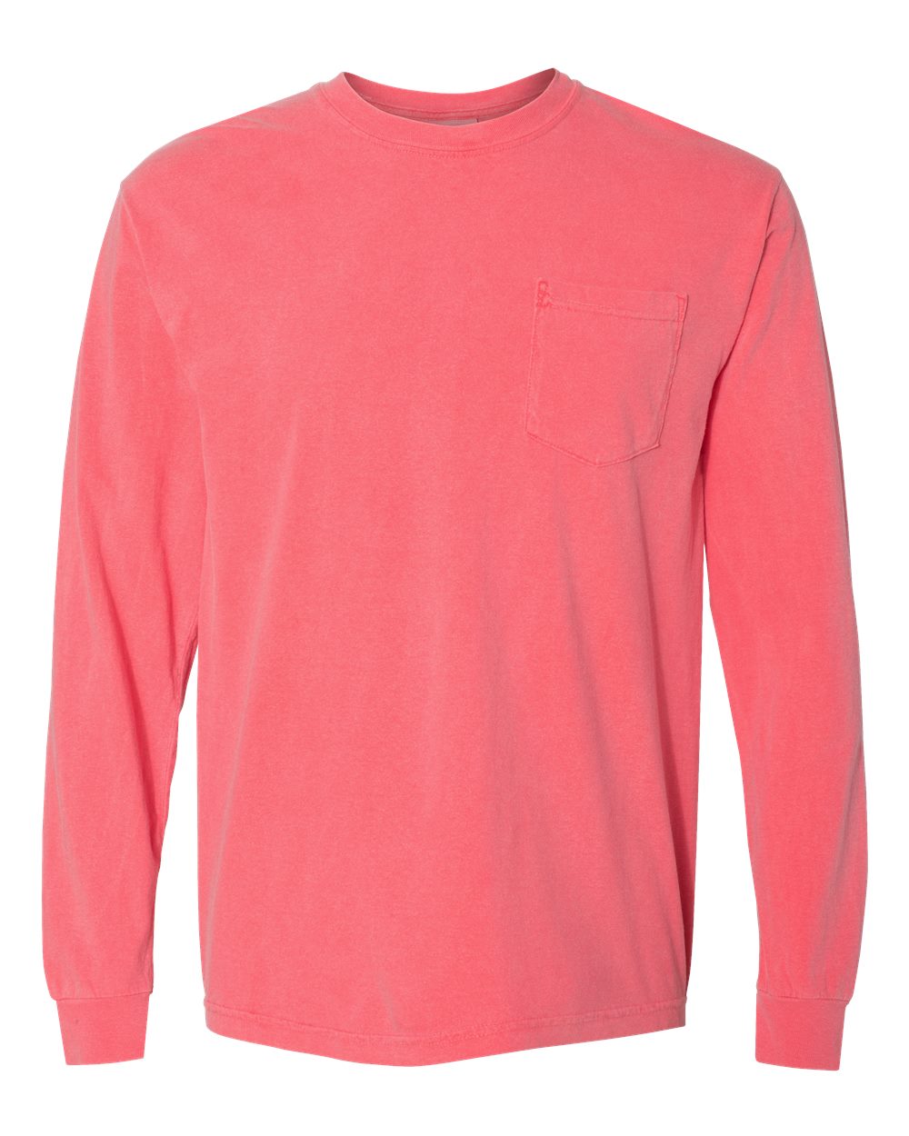 Unisex Garment-Dyed Heavyweight Long Sleeve Pocket T-Shirt | 4410