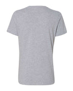 Women's Relaxed Heather CVC V-Neck Tee | 6405CVC