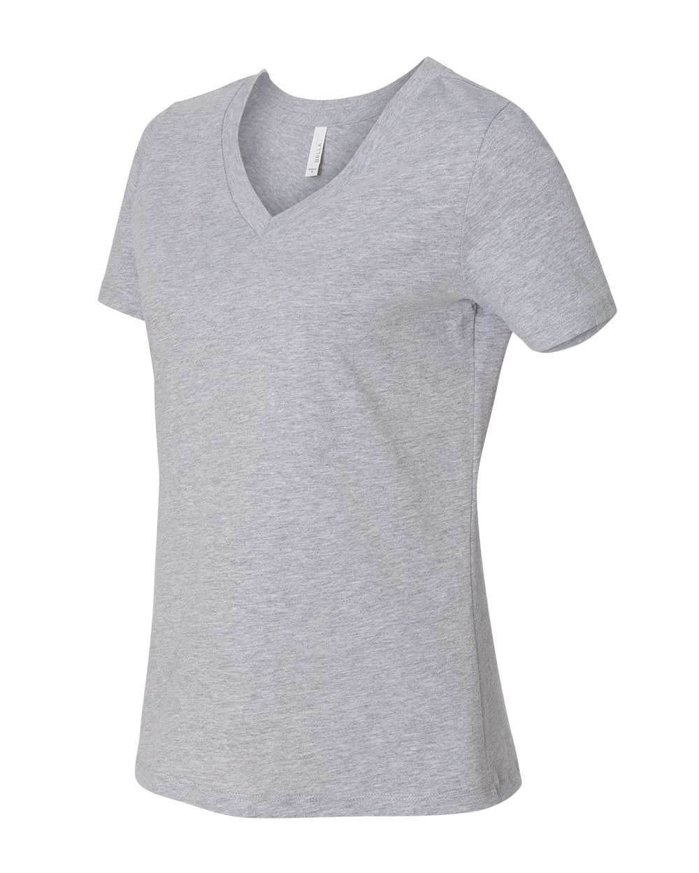 Women's Relaxed Heather CVC V-Neck Tee | 6405CVC