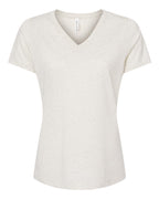 Women's Relaxed Triblend V-Neck Tee | 6415