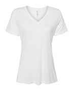 Women's Relaxed Triblend V-Neck Tee | 6415