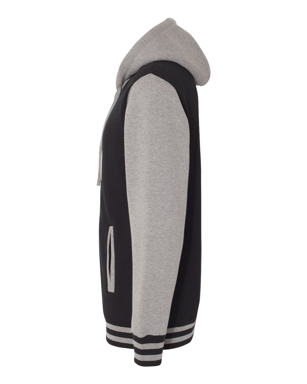 Unisex Heavyweight Varsity Full-Zip Hooded Sweatshirt | IND45UVZ