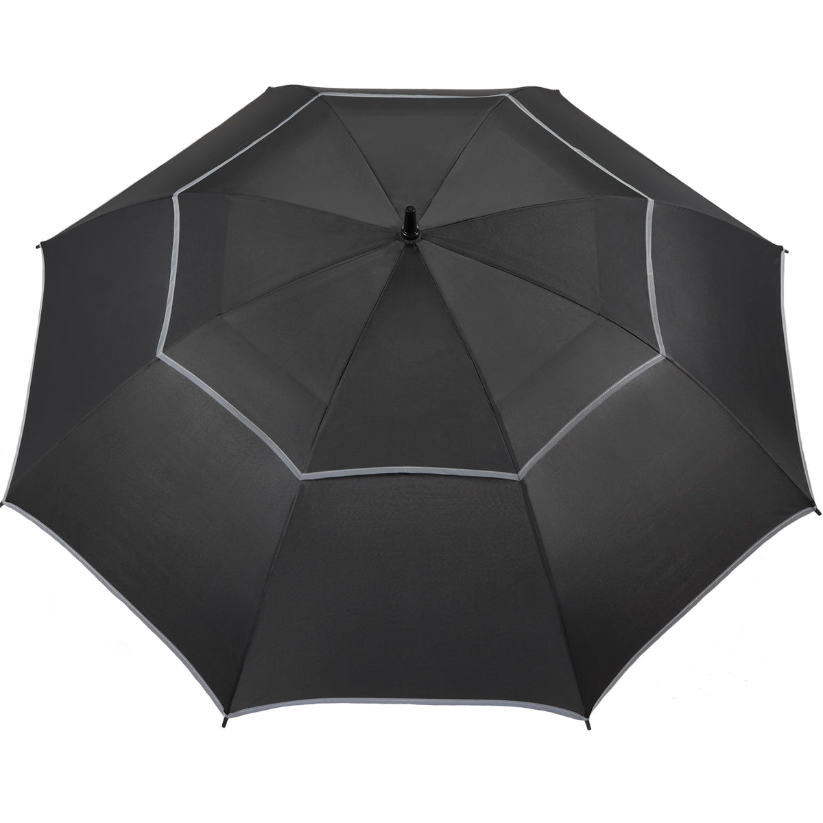 62" RPET Golf Umbrella w/ Reflective Trim | 5050-09 image 1