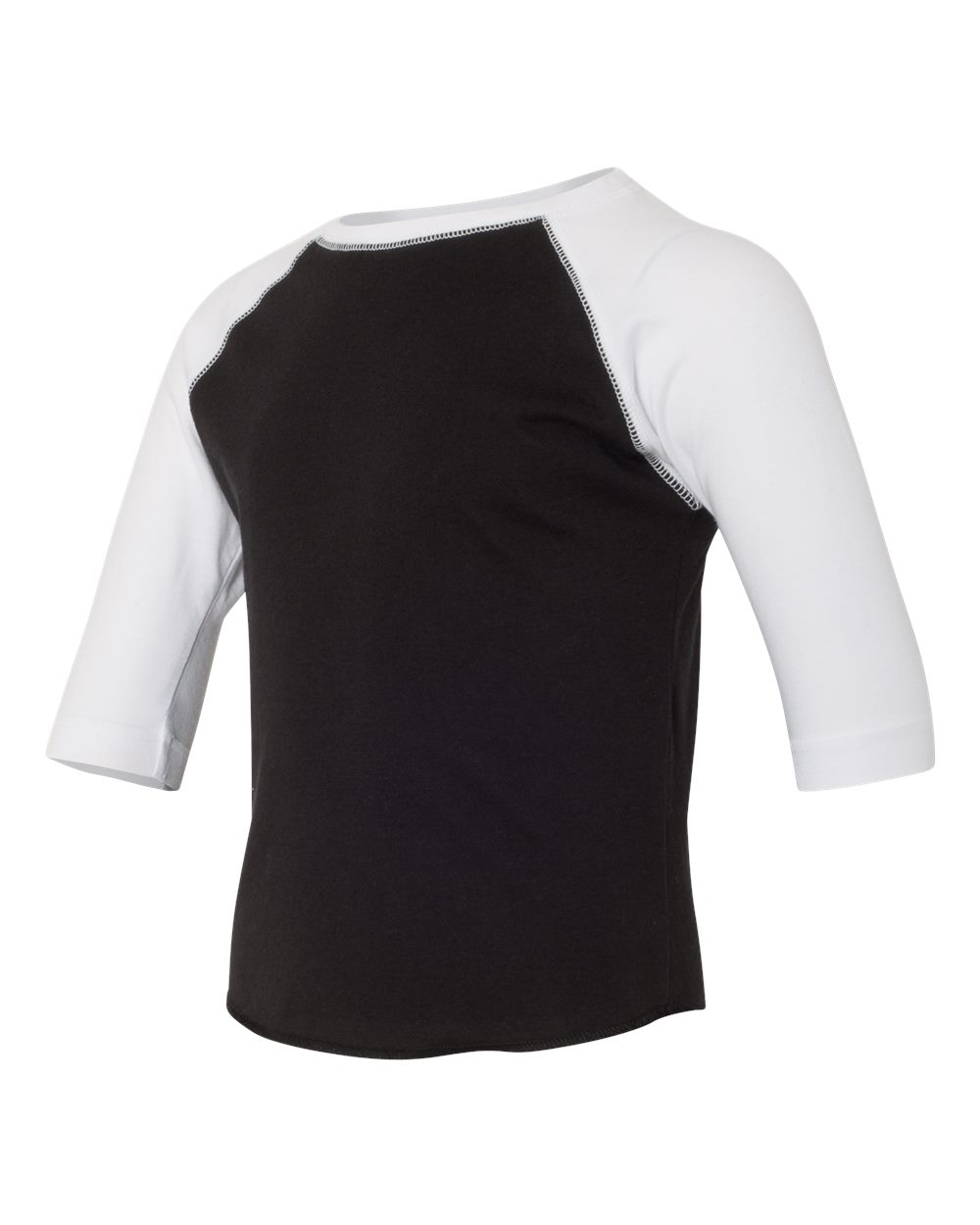 Toddler Baseball Fine Jersey Three-Quarter Sleeve Tee | 3330