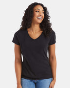 Women's Perfect-T Triblend V-Neck T-Shirt | 42VT