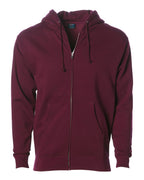 Sudadera con capucha unisex de peso pesado con cremallera completa | IND4000Z