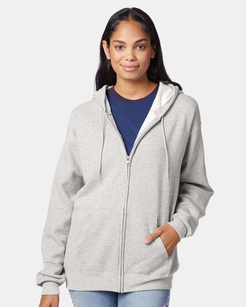 Unisex EcoSmart® Full-Zip Hooded Sweatshirt | P180