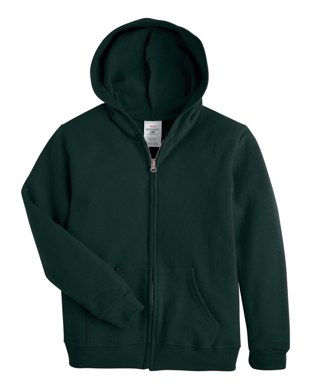 Youth EcoSmart® Full-Zip Hooded Sweatshirt | P480