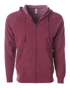 Sudadera con capucha unisex Special Blend Raglan con cremallera completa | PRM33SBZ