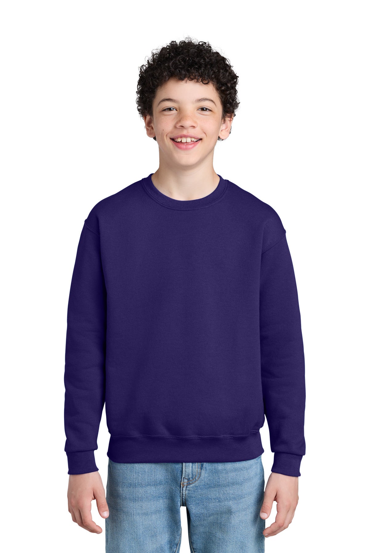Jerzees 562B Youth NuBlend Crewneck Sweatshirt