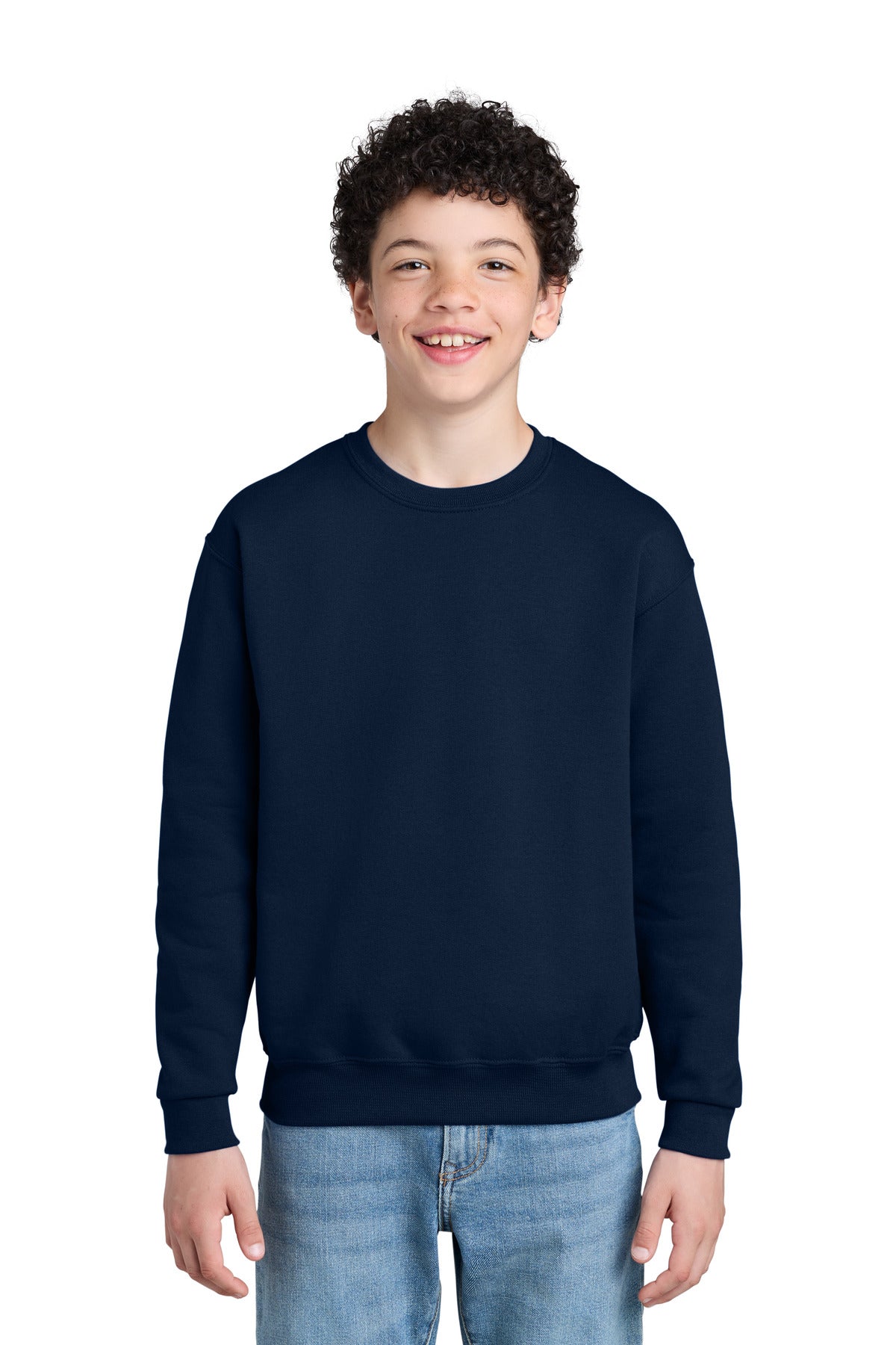 Jerzees 562B Youth NuBlend Crewneck Sweatshirt