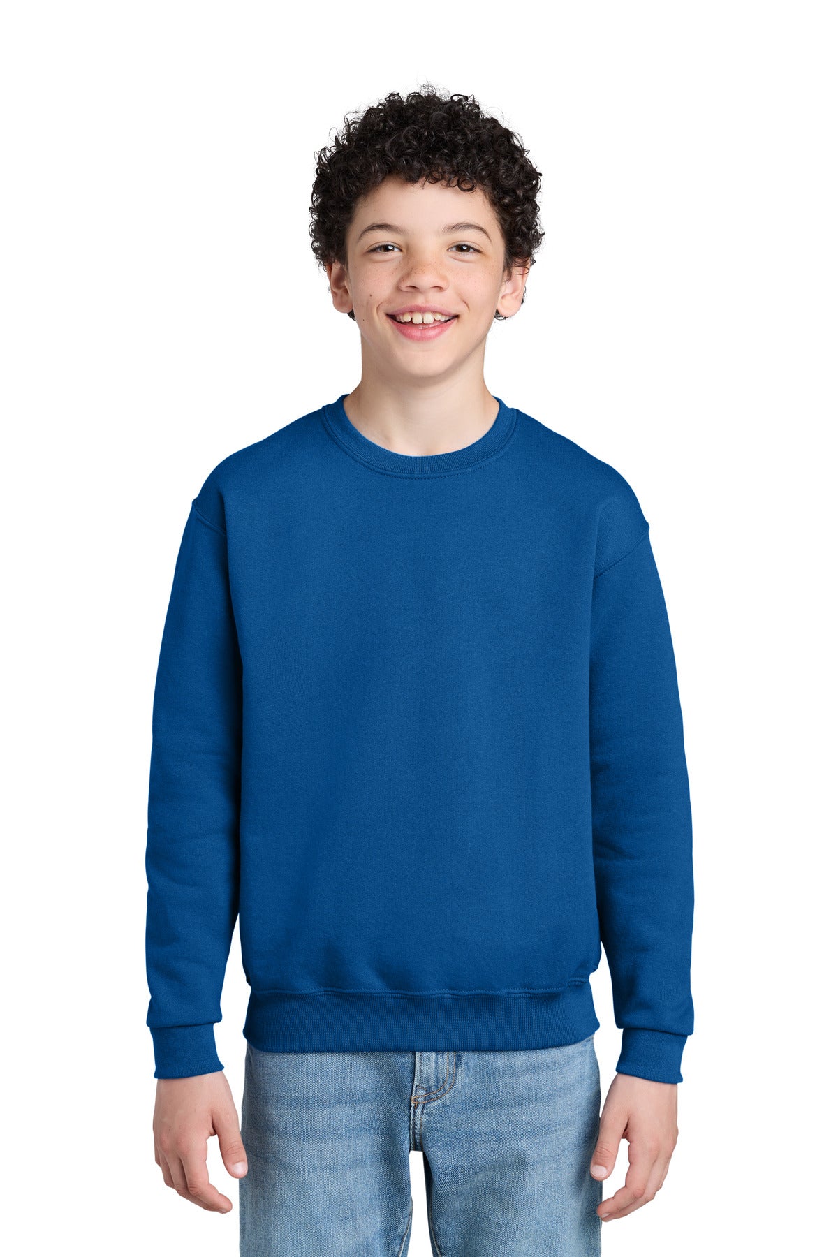 Jerzees 562B Youth NuBlend Crewneck Sweatshirt