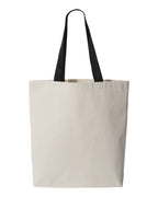 11L Canvas Tote with Contrast-Color Handles | Q4400