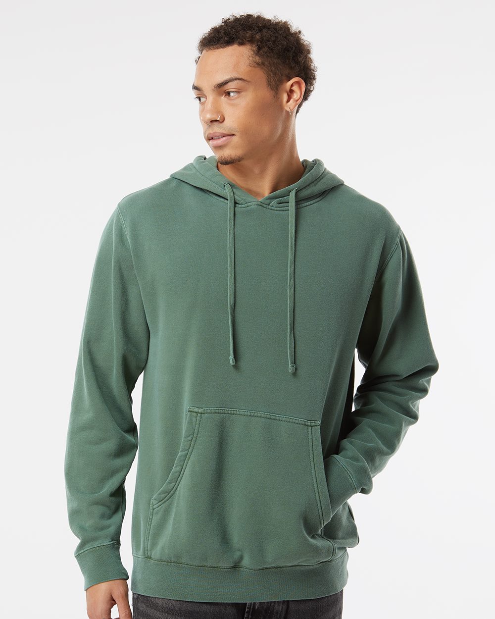 Unisex Midweight Pigment-Dyed Hooded Sweatshirt | PRM4500