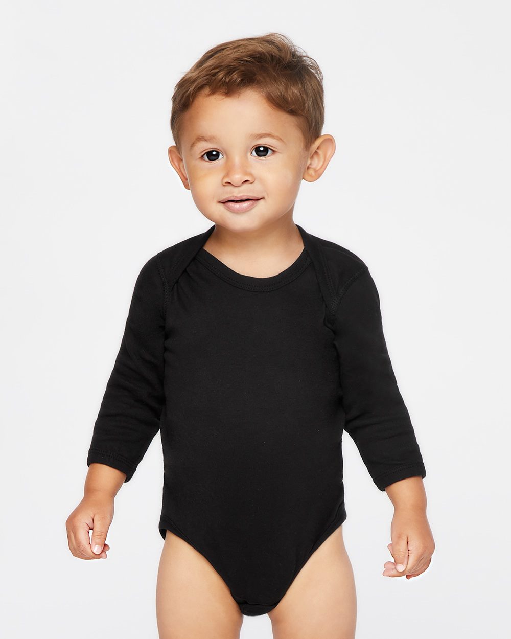 Infant Long Sleeve Baby Rib Bodysuit | 4411