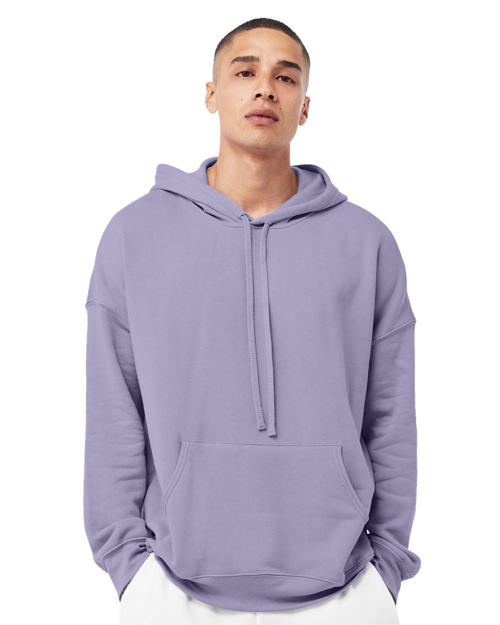 Sudadera con capucha unisex de felpa esponjosa y hombros caídos | 3729