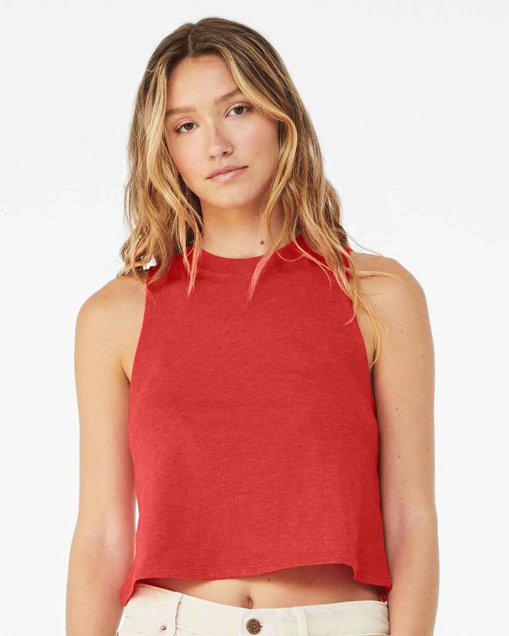Women's Racerback Crop Tank | 6682